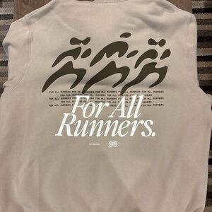 lululemon athletica FOR ALL RUNNERS Tan Sweatshirt